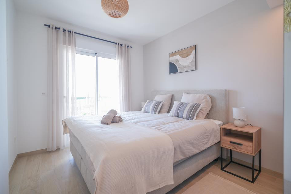 Slaapkamer Casa Pheli