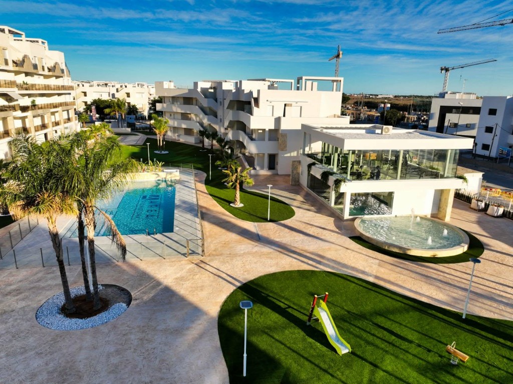 Residentieel complex vanuit de lucht